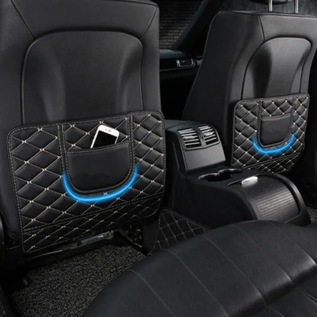 2pcs Rear Seat Anti-kick Protection Mats for Tesla Model 3 Y