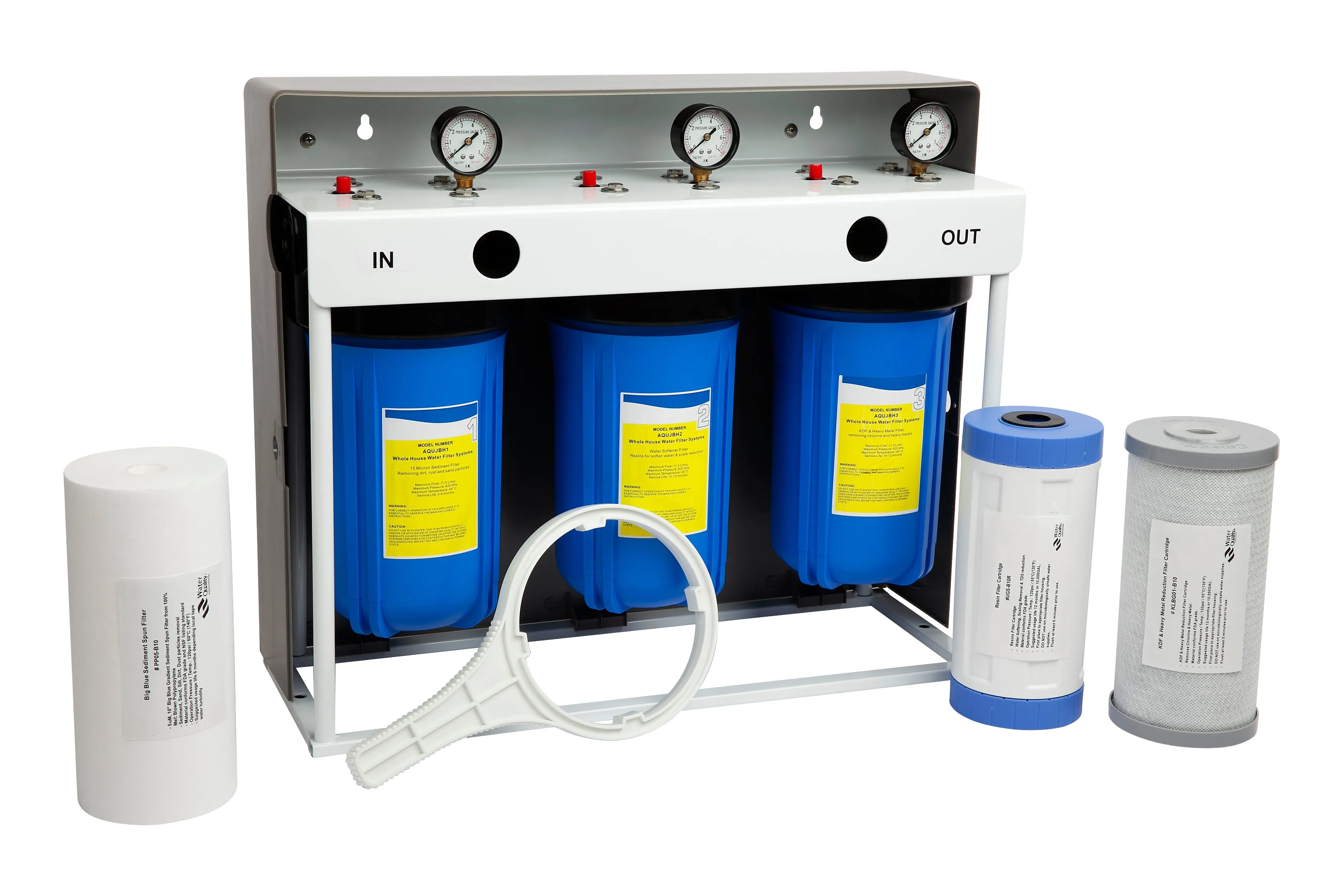 3 Stage 10" Big Blue Whole House System