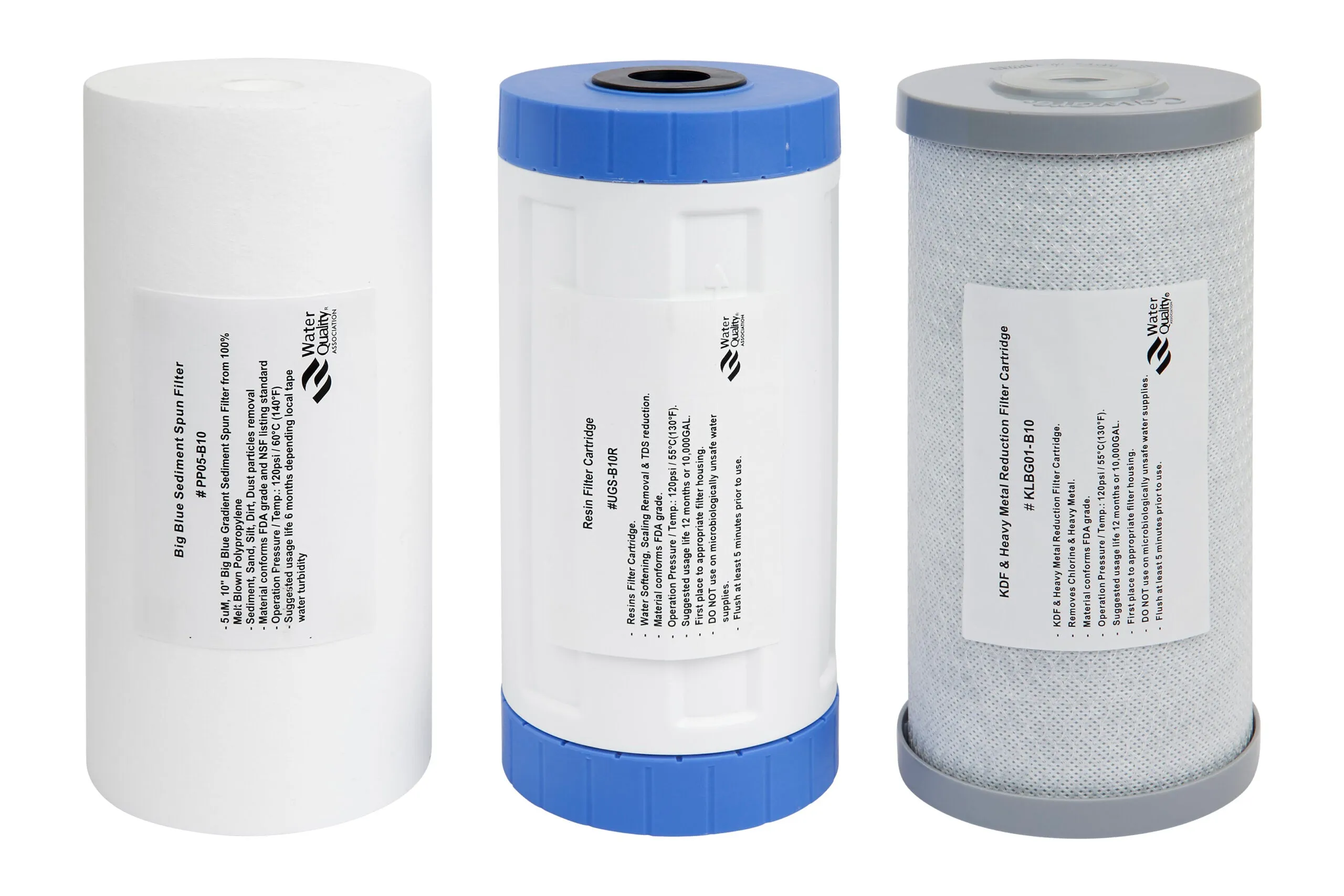 3 Stage 10" Big Blue Whole House System