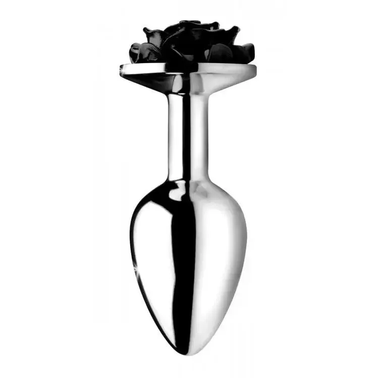 3.5-inch Booty Sparks Black Medium Aluminium Metal Butt Plug
