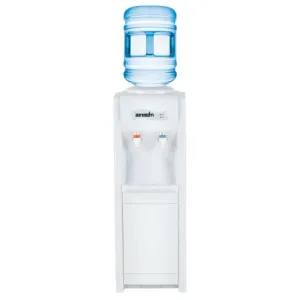 5 Gallon Water Cooler Dispenser Top Loading Bottle & Storage Cabinet
