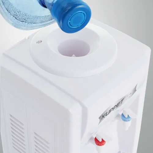 5 Gallon Water Cooler Dispenser Top Loading Bottle & Storage Cabinet