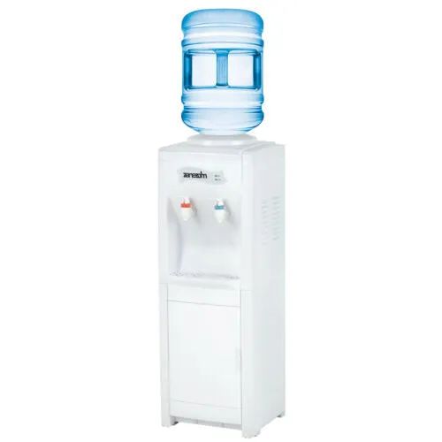 5 Gallon Water Cooler Dispenser Top Loading Bottle & Storage Cabinet