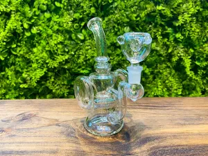6 inch Double Barrel Recycler Rig