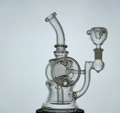 6 inch Double Barrel Recycler Rig