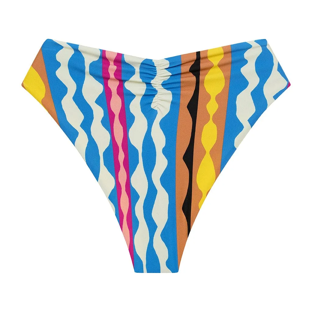Abstract Paula Tie-Up Bikini Bottom