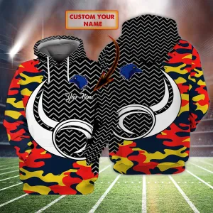 Adelaide Crows 2 - Personalized Name 3D Hoodie - Loop - Nt168 - Ct185