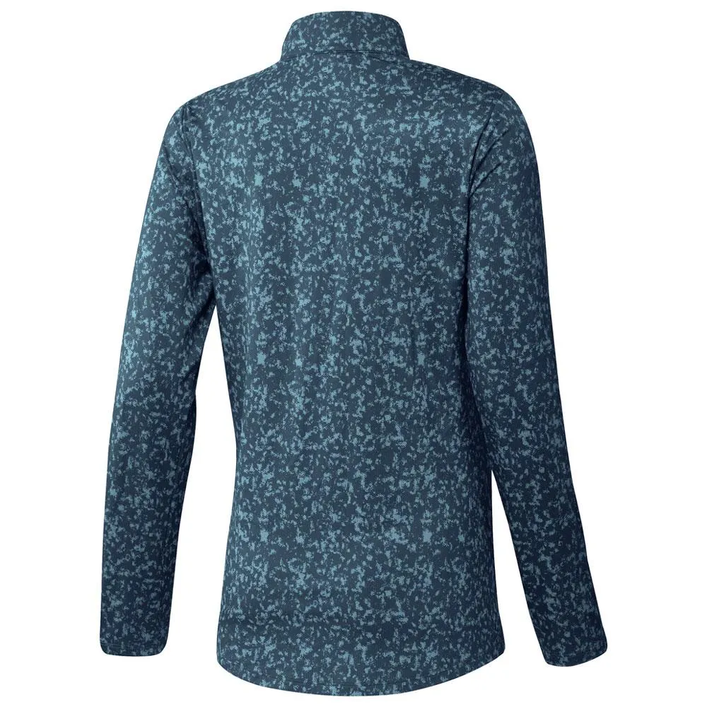 adidas Ladies Aeroready Printed Long Sleeve Polo