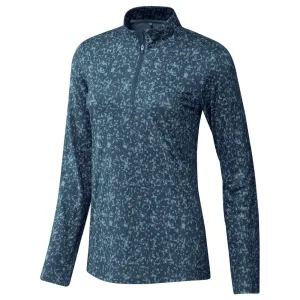 adidas Ladies Aeroready Printed Long Sleeve Polo