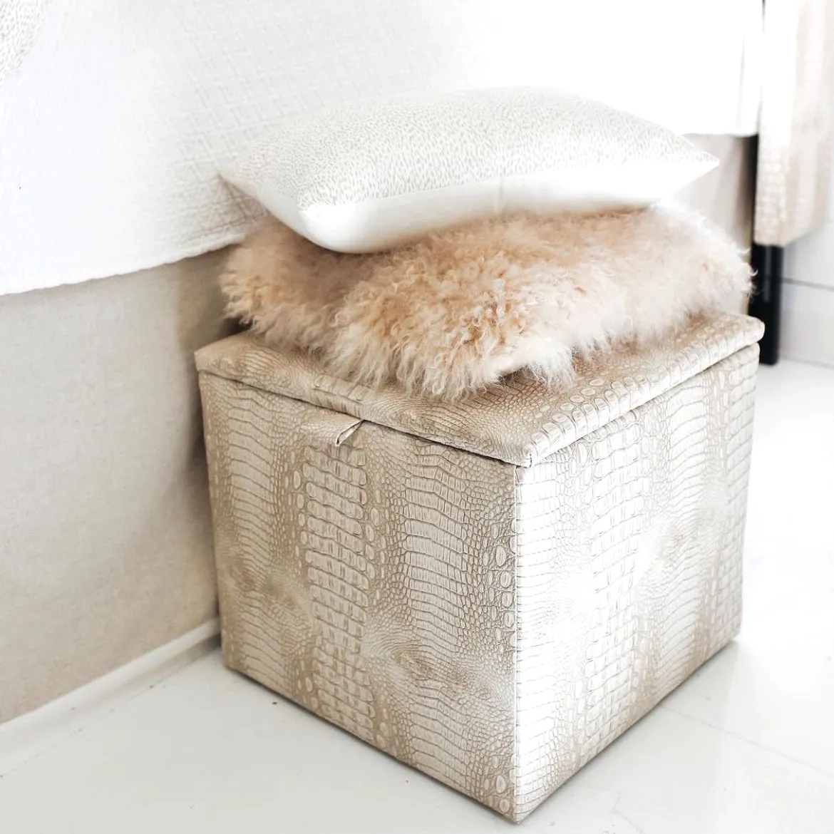 Allie Tan Storage Cube