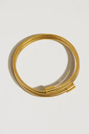 Allison Gold Wrap Bracelet | Water Resistant