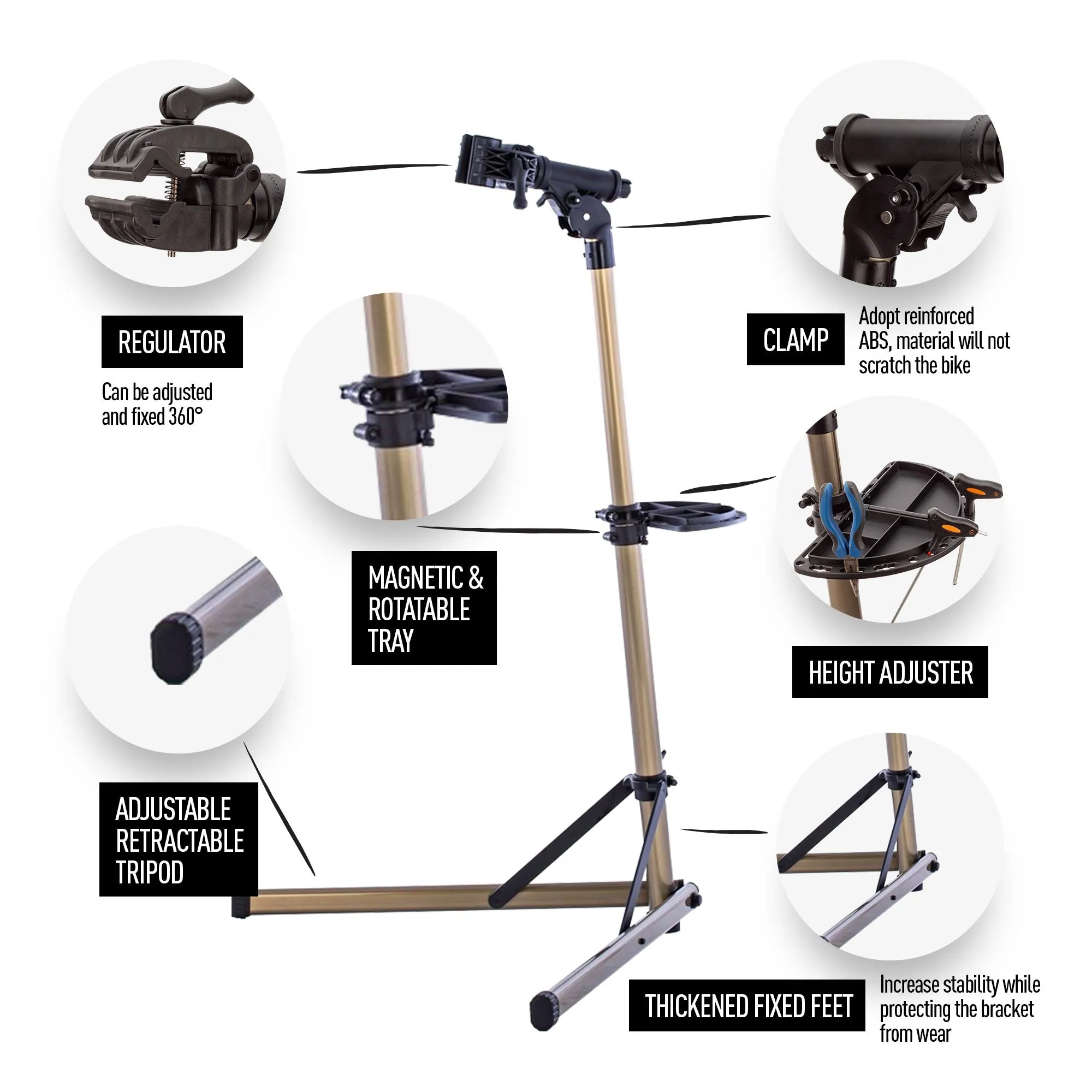 Aluminum Alloy Bike Repair Stand