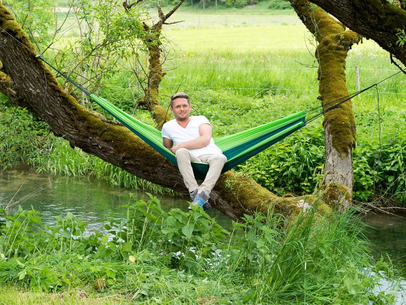 Amazonas Silk Traveller Camping Hammock Forest Green