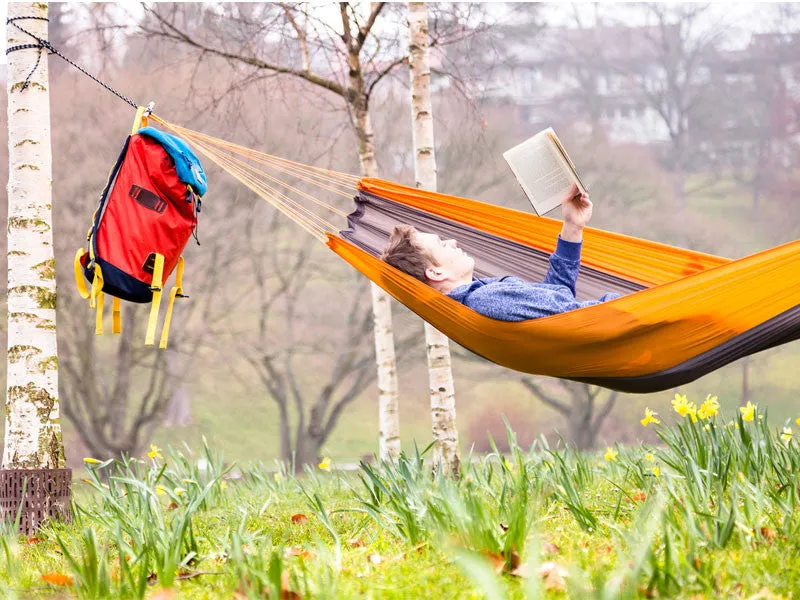 Amazonas Silk Traveller Camping Hammock Techno Orange Grey
