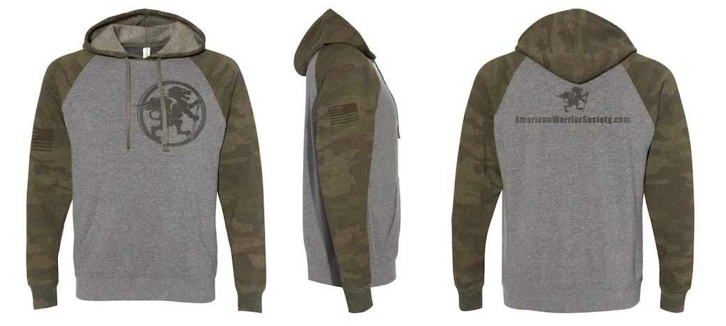 American Warrior Society CAMO Hoodie