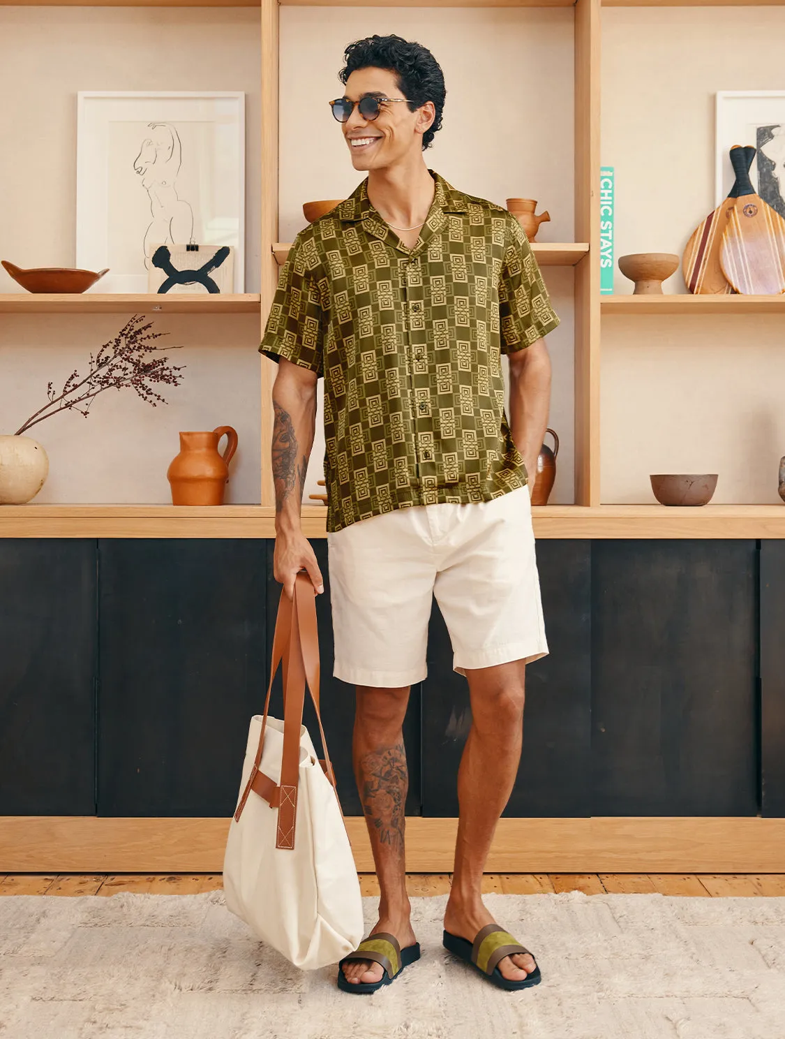 ANGRA CLUBE ROBERTO SILK SHIRT