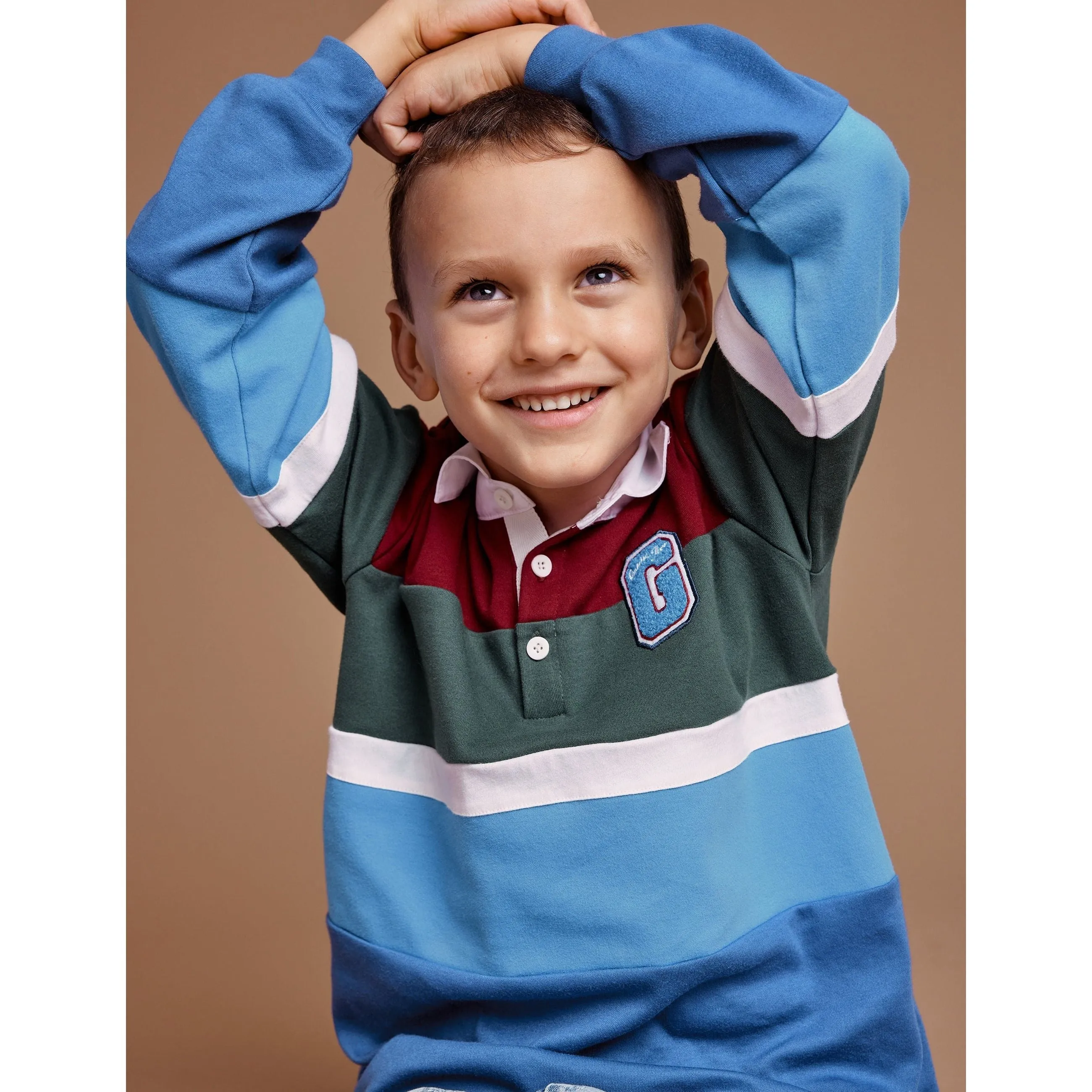 Archie Embroidered Rugby Top