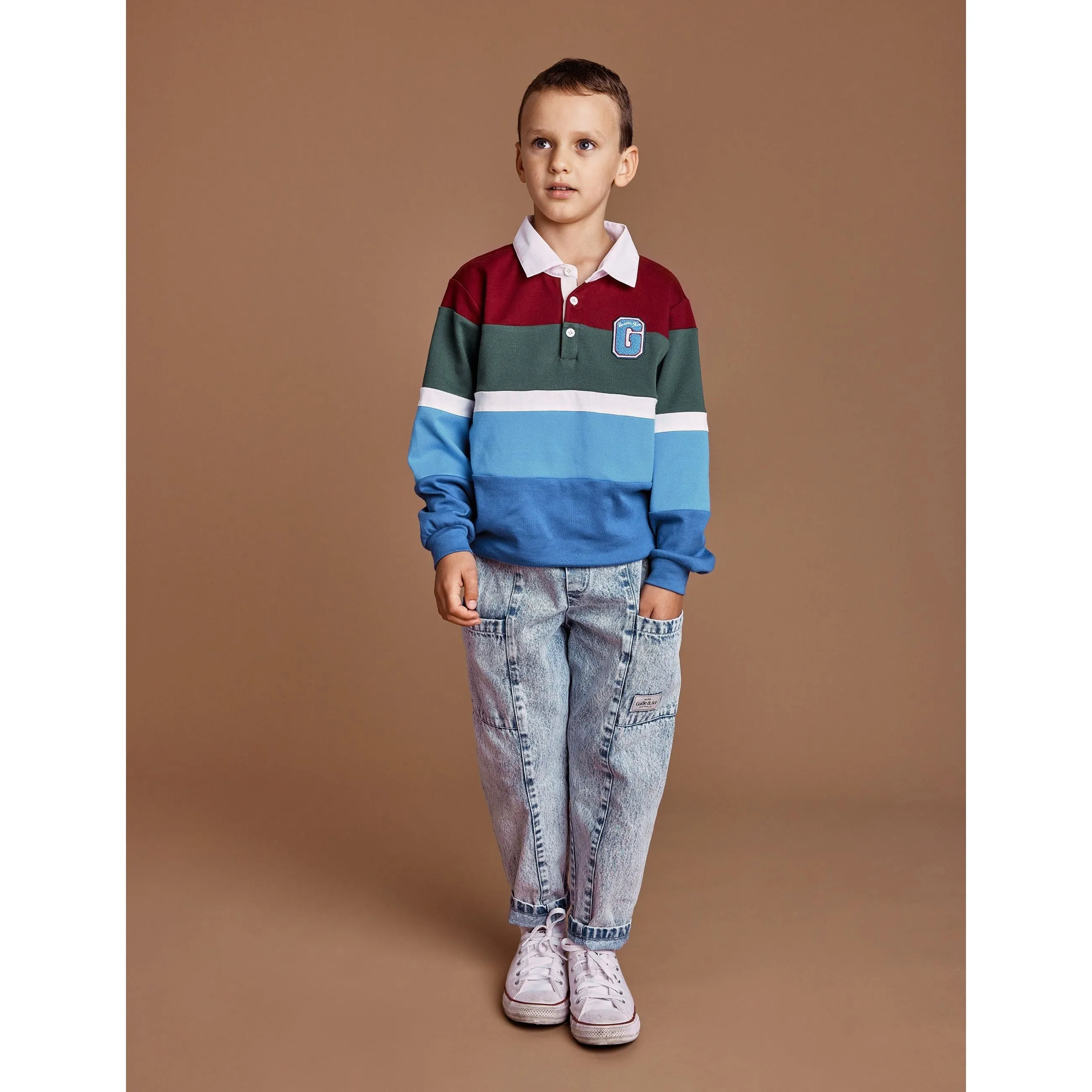 Archie Embroidered Rugby Top