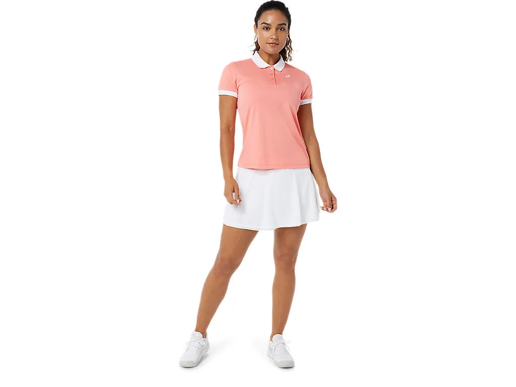 Asics Women Court Polo-Shirt Guava