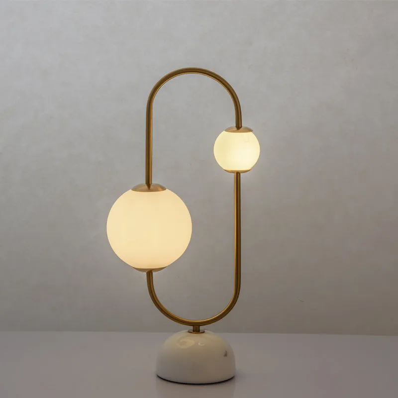 Asymmetrical Modern Table Lamp for Living Room