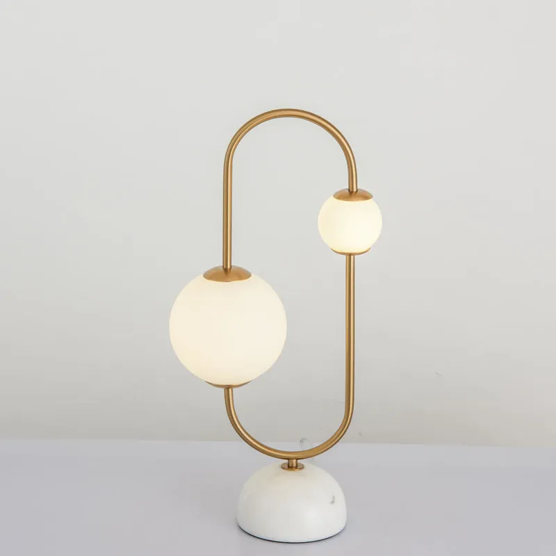 Asymmetrical Modern Table Lamp for Living Room