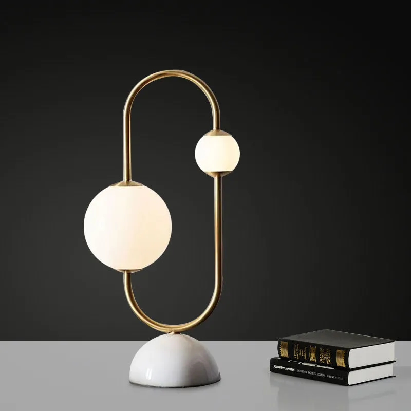 Asymmetrical Modern Table Lamp for Living Room