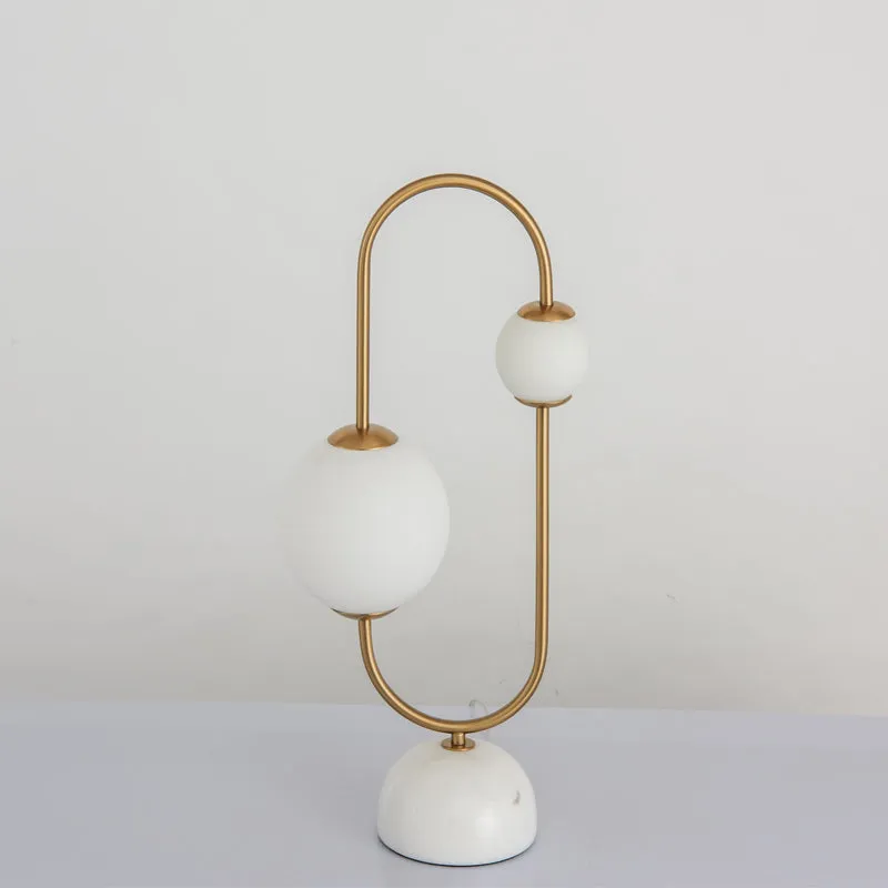 Asymmetrical Modern Table Lamp for Living Room