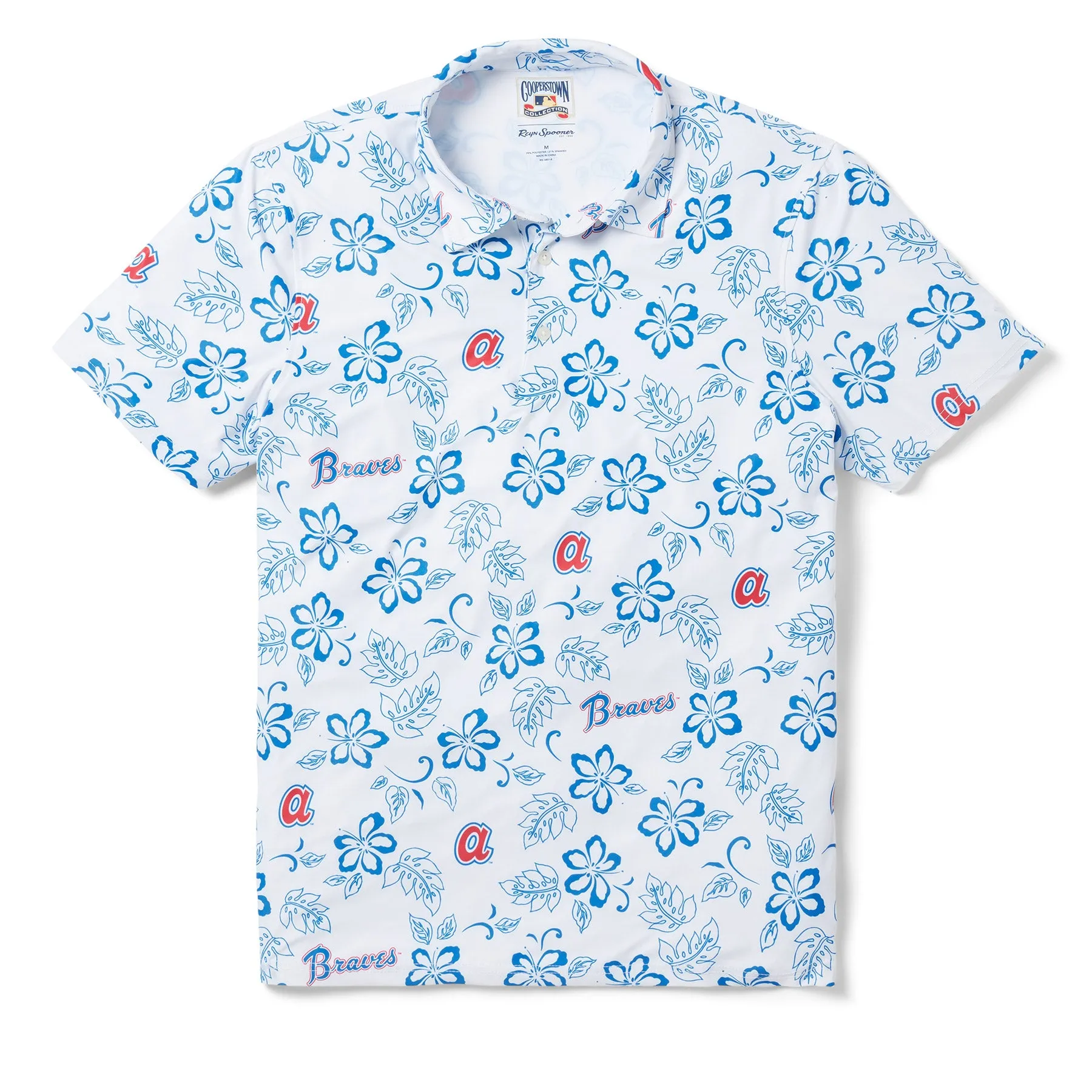 ATLANTA BRAVES COOPERSTOWN PERFORMANCE POLO