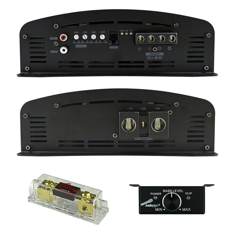 Audiopipe Class D Full Bridge High Power Amplifier 1500 Watts Mono 2 ohm Stable