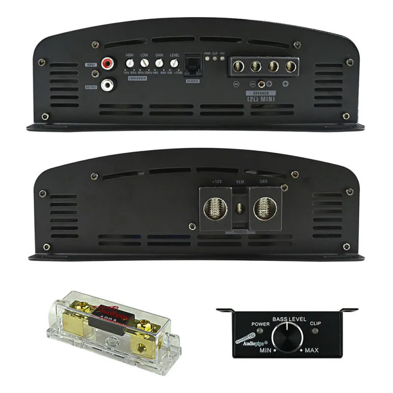 Audiopipe Class D Full Bridge High Power Amplifier 3000 Watts Mono 2 ohm Stable