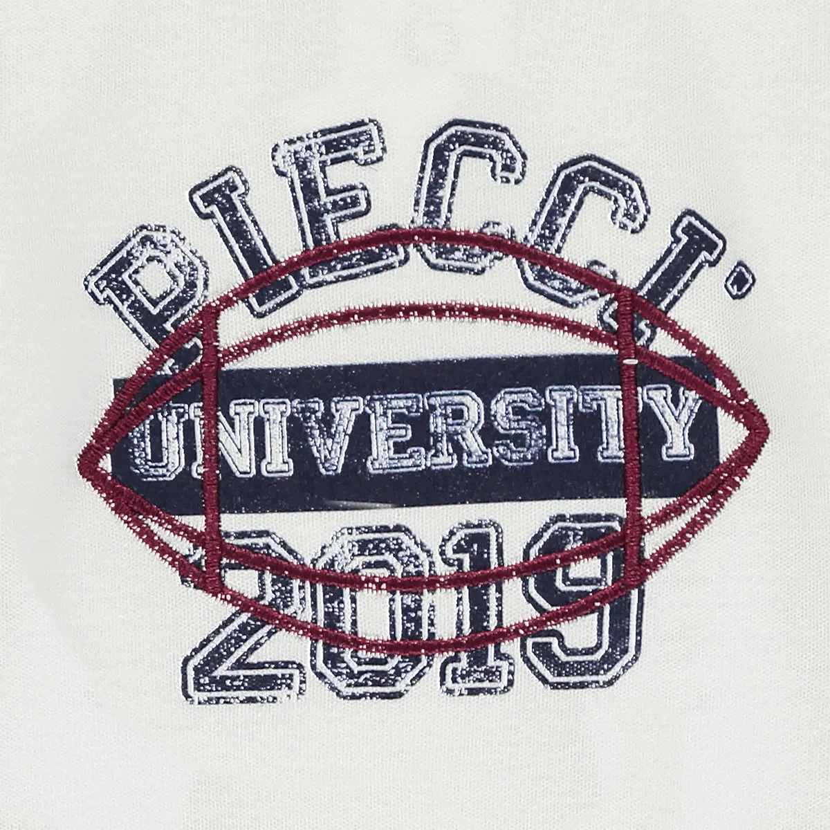 Baby Boys White and Blue Cotton Top