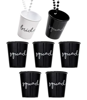 Bachelorette Party Shot Glass Necklace by Funky Junque