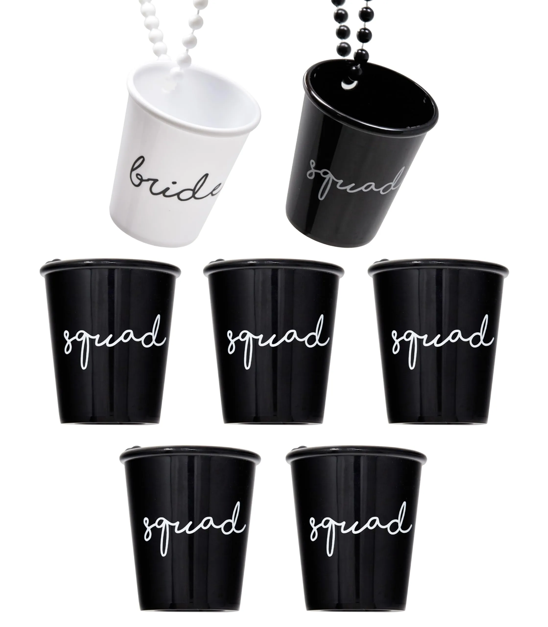 Bachelorette Party Shot Glass Necklace by Funky Junque