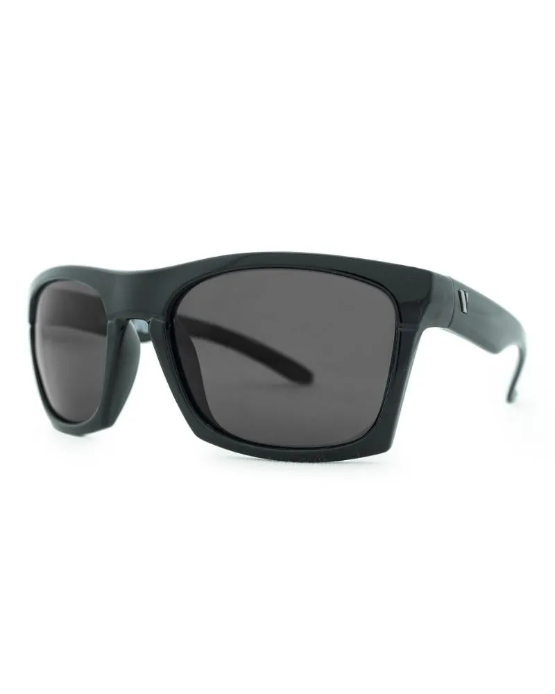 Base Camp Polarised Sunglasses - Black/Smoke
