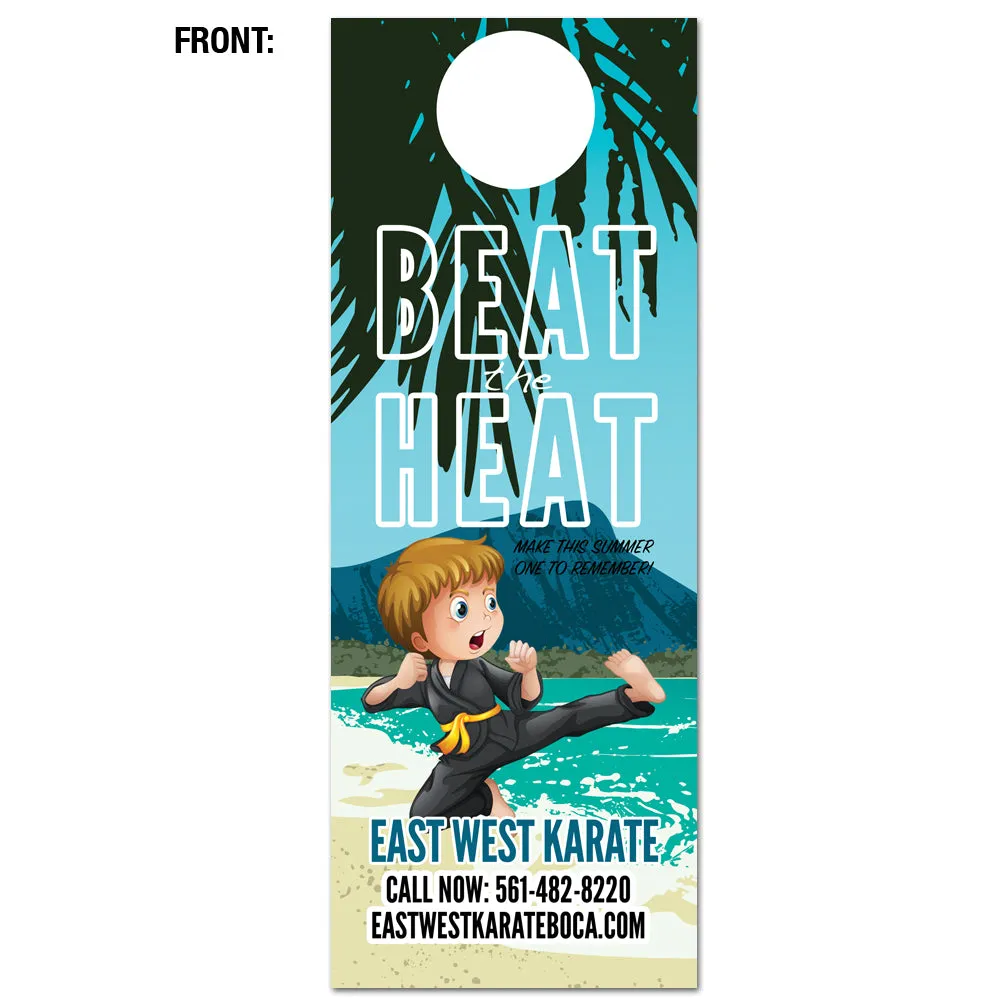 Beat The Heat Doorhanger