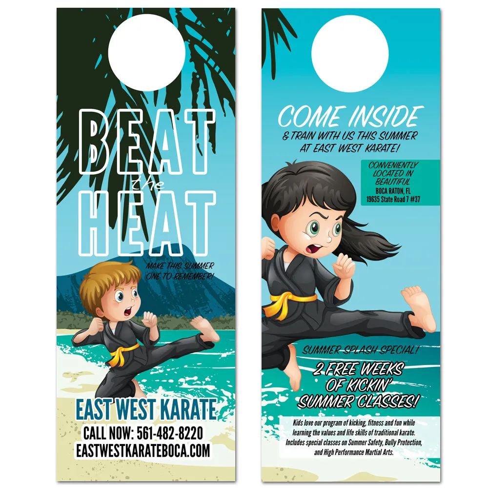 Beat The Heat Doorhanger