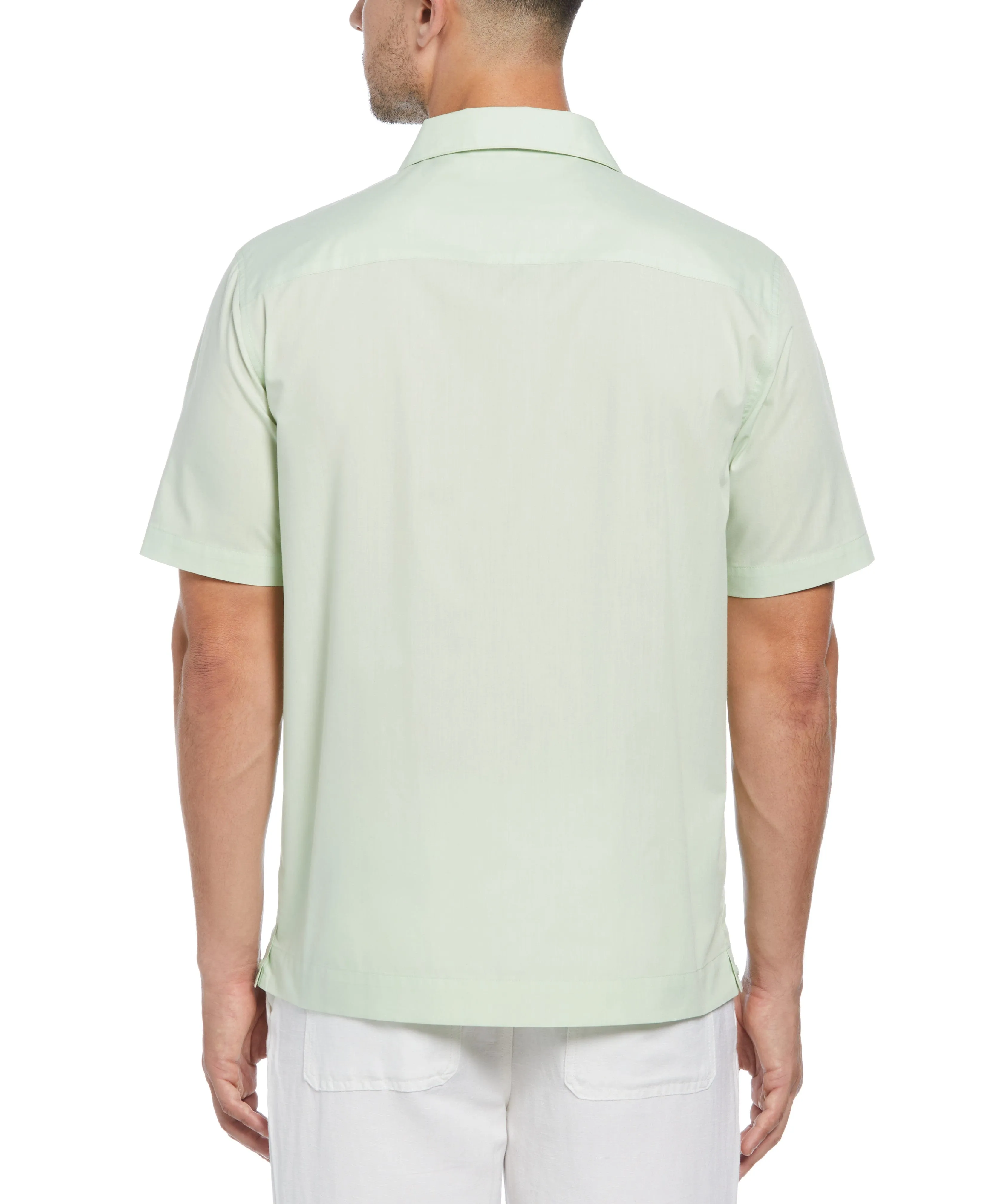 Big & Tall Authentic Embroidered Guayabera Shirt