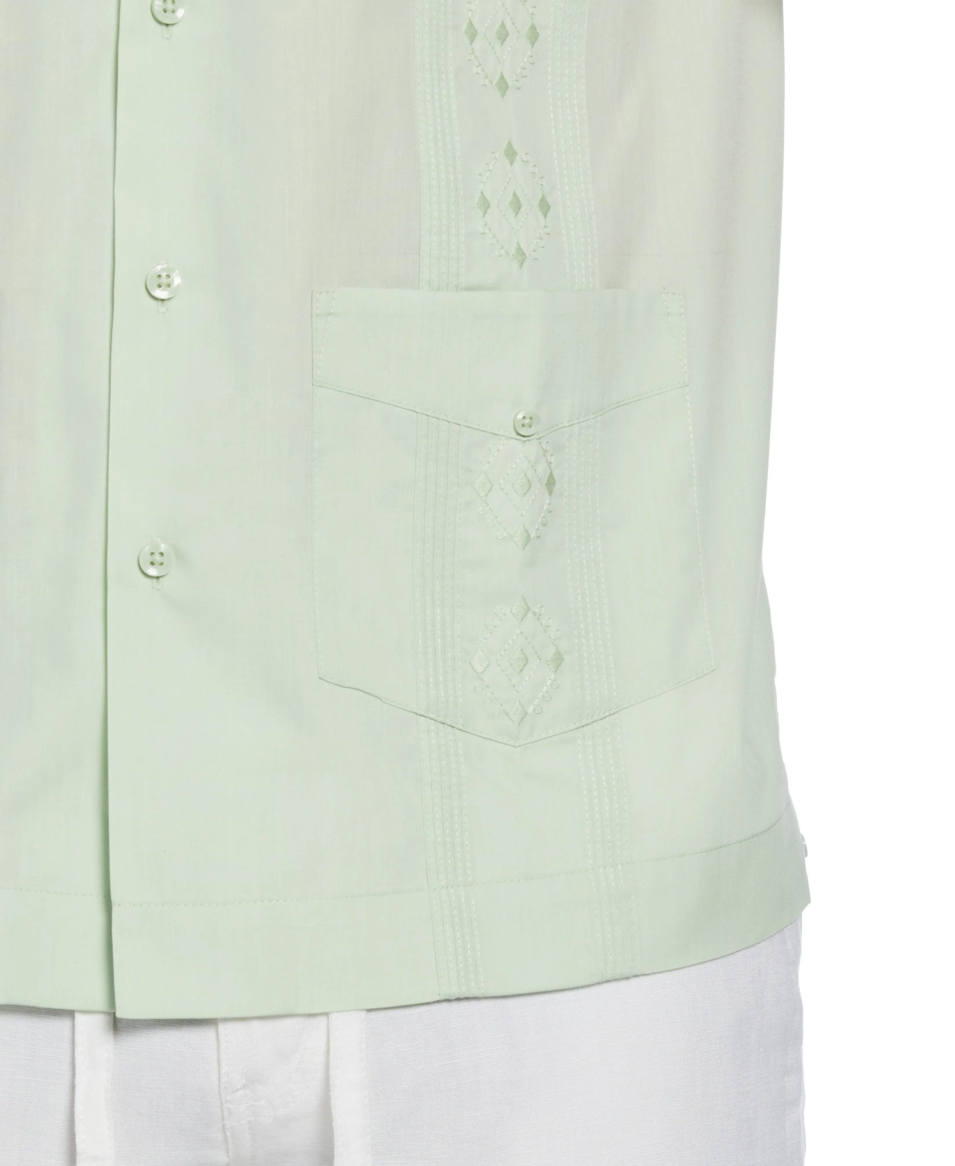 Big & Tall Authentic Embroidered Guayabera Shirt