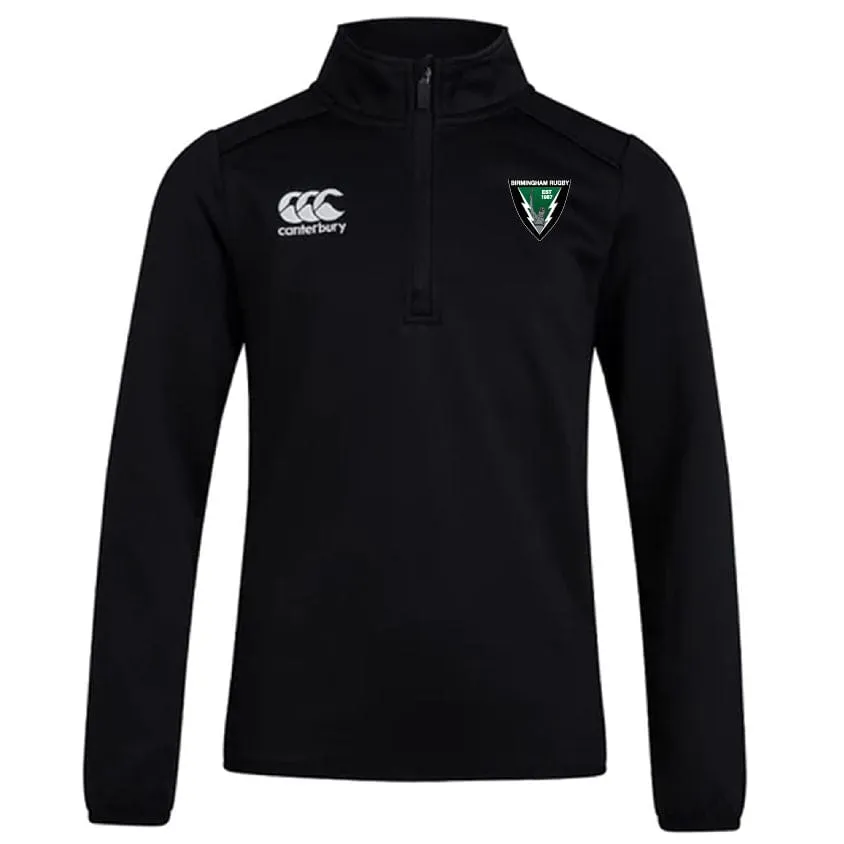 Birmingham Rugby Club 1/4 Zip Mid Layer Training Top by Canterbury