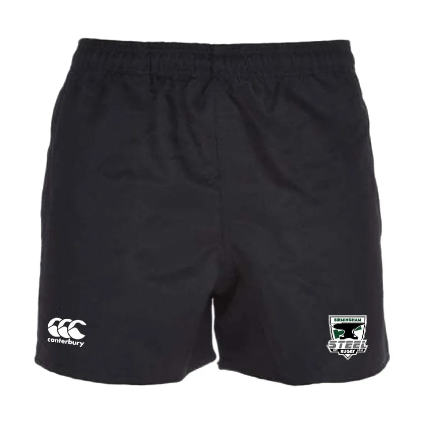 Birmingham Steel Rugby Professional Polyester Rugby Short by Canterbury