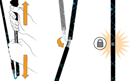BLACK DIAMOND Distance Carbon Z Trekking Poles