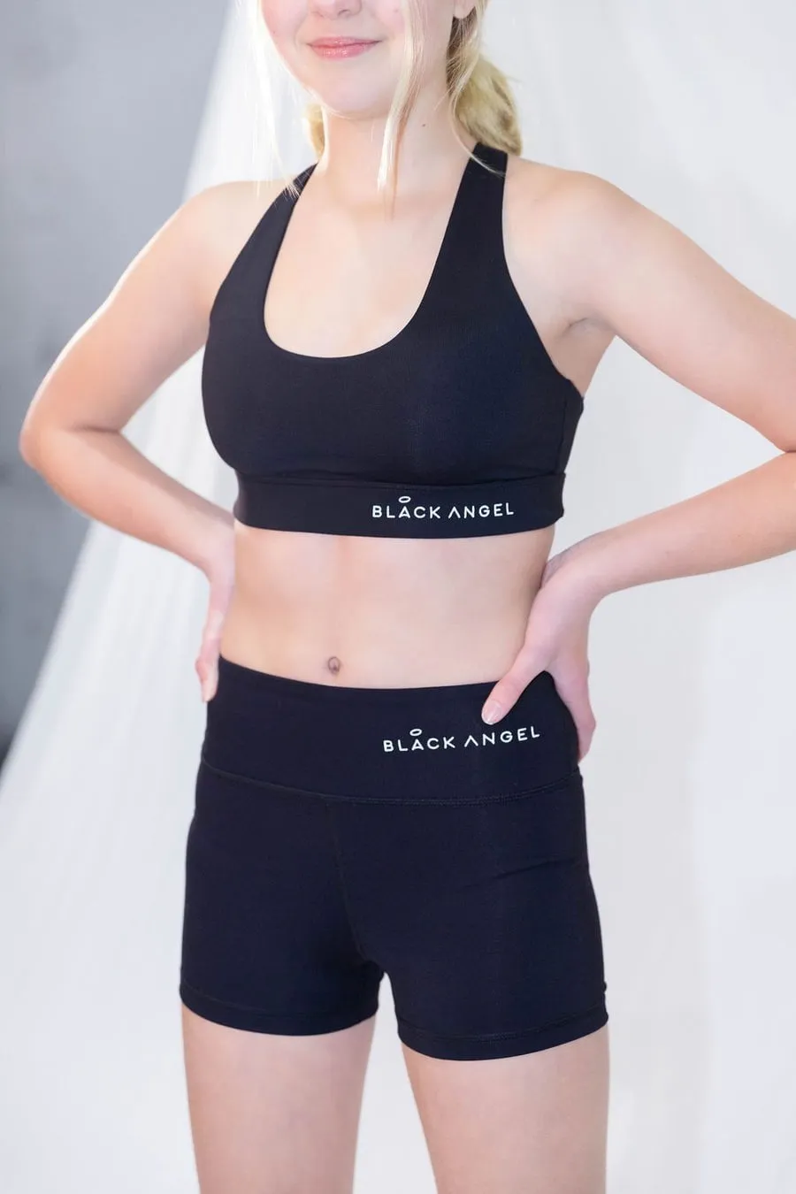 BLACK ELITE BOOTY SHORTS