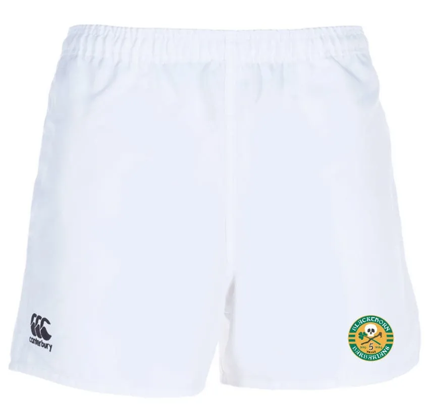 Blackthorn Barbarians Inclusive Rugby Professional Polyester Rugby Short by Canterbury
