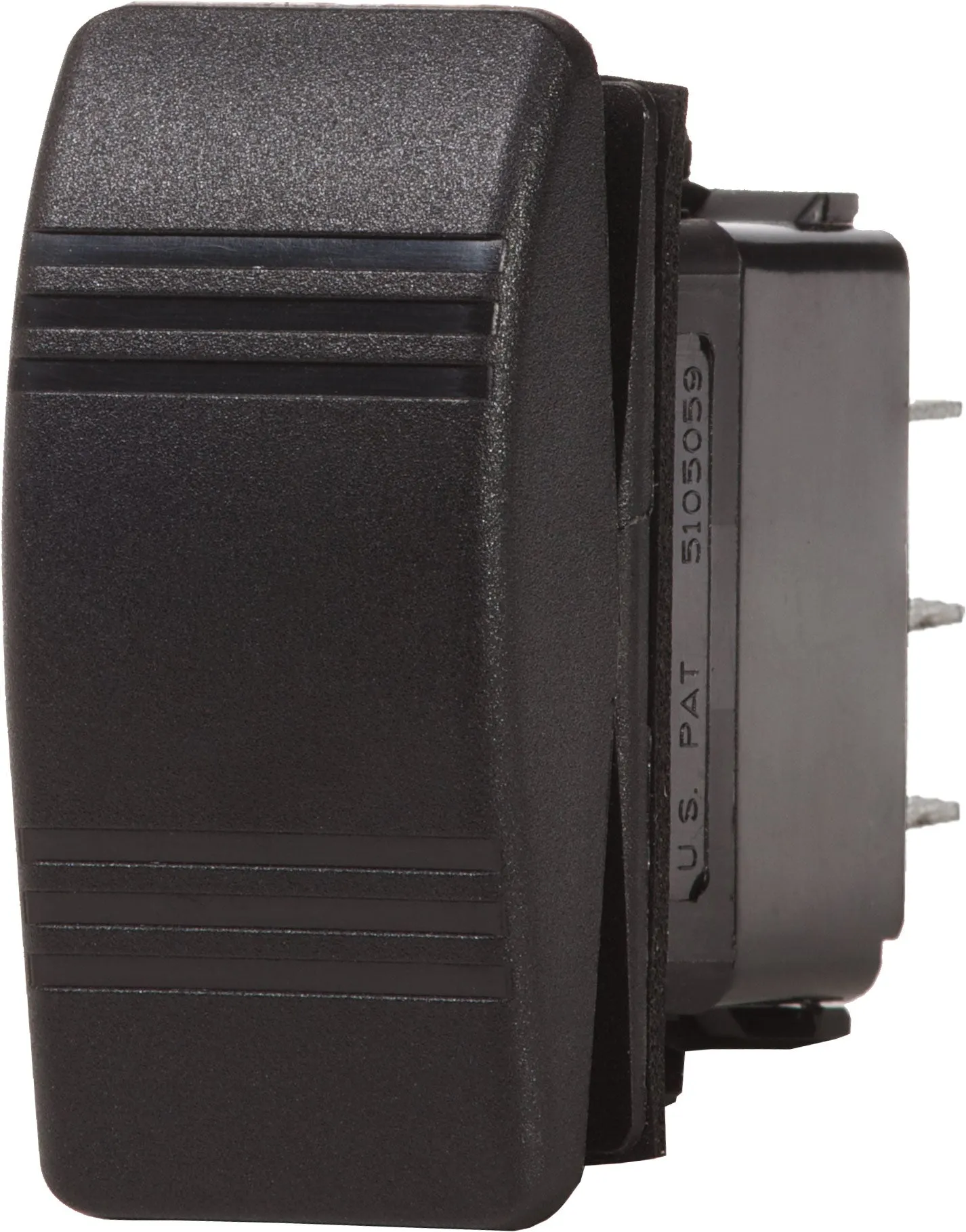 Blue Sea Contura Switch SPST Black - OFF-(ON) 8292