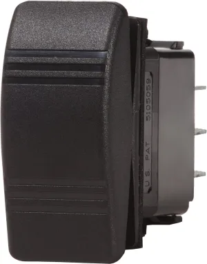 Blue Sea Contura Switch SPST Black - OFF-(ON) 8292