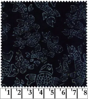 Boho Vibe Batiks Dark Teal - (2)