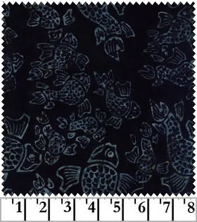 Boho Vibe Batiks Dark Teal - (2)