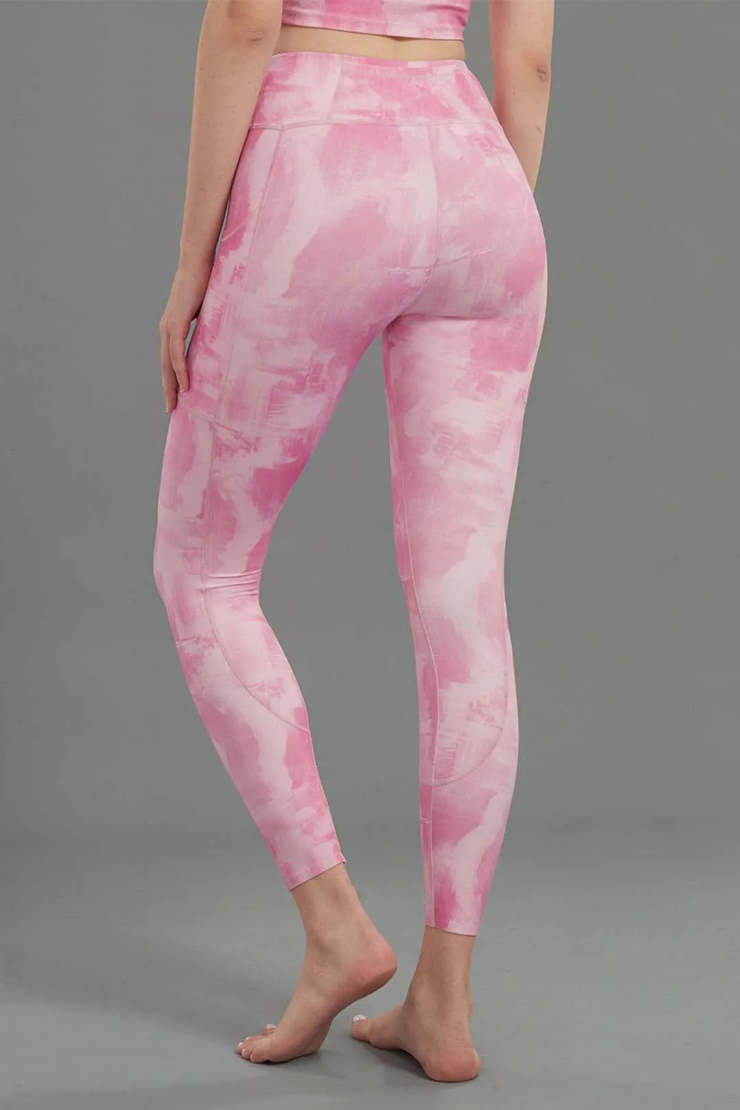Booty Lifting  High-Waist Tie-Dye Legging With Pockets 25"