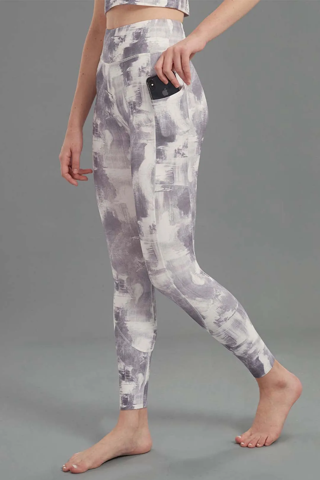 Booty Lifting  High-Waist Tie-Dye Legging With Pockets 25"