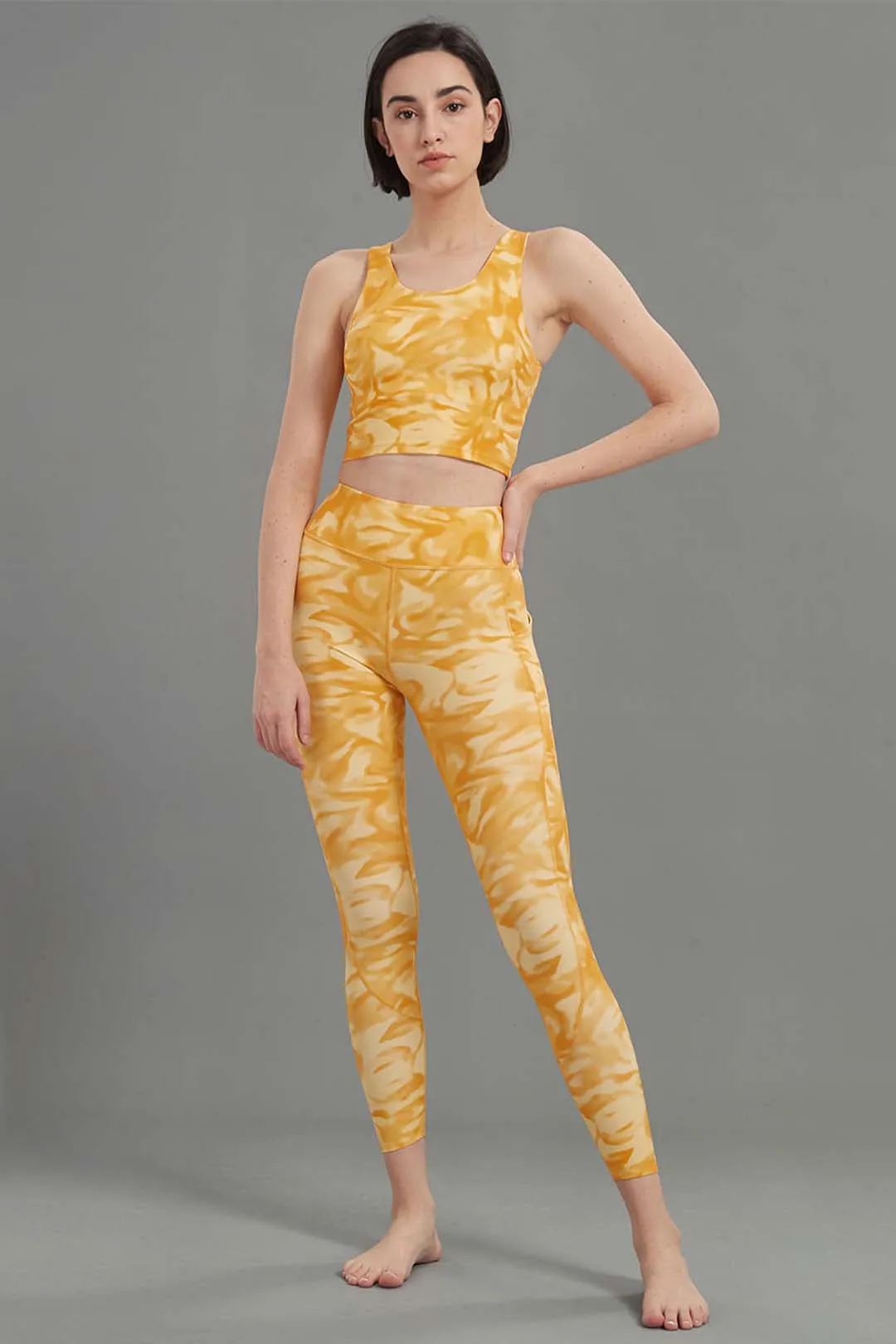 Booty Lifting  High-Waist Tie-Dye Legging With Pockets 25"